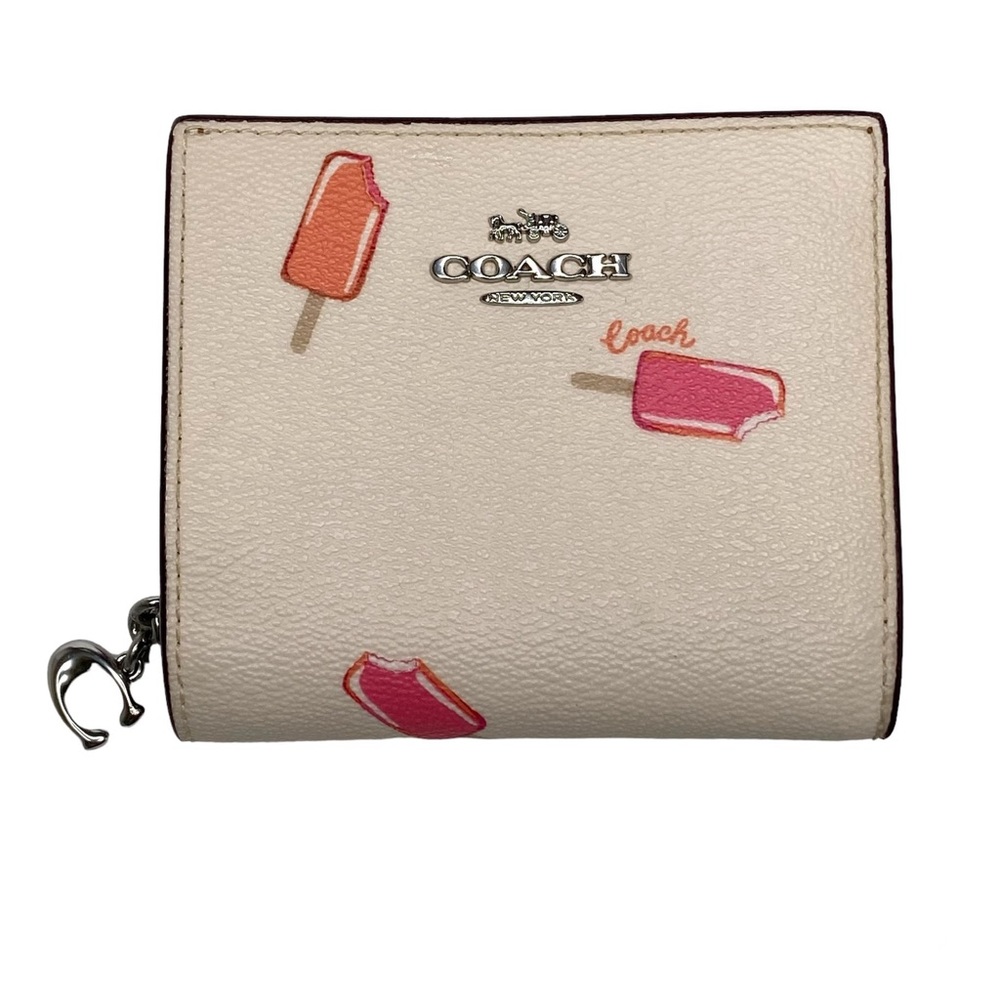 COACH Popsicle Print Snap Wallet